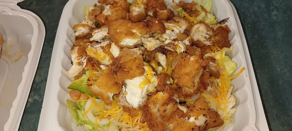 Salad with Chicken Fingers